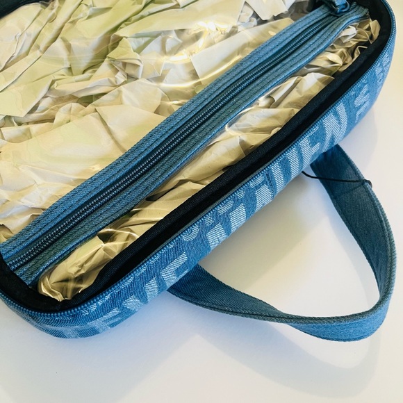 Steve Madden Denim Cosmetic Travel Bag - NWT - Picture 9 of 9